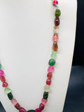 Tourmaline Nugget Necklace - 8x10 to 14x19 mm Size - Code T12 - Weight 282 cts - AAA Quality - Natural Multi Tourmaline Necklace