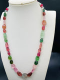 Tourmaline Nugget Necklace - 8x11 to 13x17 mm Size - Code T14 - Weight 239 cts - AAA Quality - Natural Multi Tourmaline Necklace