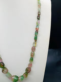 Tourmaline Nugget Necklace - 6x8 to 15x19 mm Size - Code T18 - Weight 250 cts - AAA Quality - Natural Multi Tourmaline Necklace