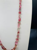 Tourmaline Nugget Necklace - 5x7 to 11x16 mm Size - Code T19 - Weight 184 cts - AAA Quality - Natural Multi Tourmaline Necklace