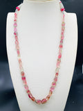 Tourmaline Nugget Necklace - 5x7 to 11x16 mm Size - Code T19 - Weight 184 cts - AAA Quality - Natural Multi Tourmaline Necklace