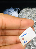 10 mm Crystal Round Beads - Crystal Clear beads- 40 cm Length - AAA Quality