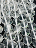 10 mm Crystal Round Beads - Crystal Clear beads- 40 cm Length - AAA Quality