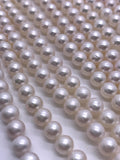 7 mm White Freshwater Pearl Round beads - Natural Pearl - AAA Quality - White Color Pearl beads