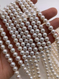 6 mm Freshwater Pearl Round beads - Natural Pearl - AAA Quality - Pearl beads