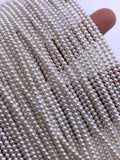 2-2.5 mm White Freshwater Pearl Round beads - Natural Pearl - AAA Quality - Pearl beads
