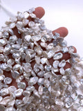 Freshwater Pearl Keishi Beads - 8-10 / 10-12 mm size- AA Quality- Fresh water Pearl Beads