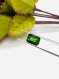 2.95 ct Tourmaline Emerald Cut - 9x6.25x5.5 mm - Code #TB1- Natural Tourmaline Octagon - Good Quality Dark Green Tourmaline