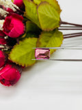 2.3 ct Tourmaline Emerald Cut - mm - Natural Tourmaline Octagon - Code #TB1- Good Quality Dark Pink Tourmaline