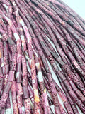 Purple Spiny Oyster Shell Beads • 5x10 mm Size • 40 cm length • AAA Quality • Natural Spiny Oyster Purple Color • Origin Mexico