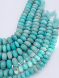 Amazonite Roundel Beads 12/13/ 16 mm - Length in 14 Inch , Amazonite Rondelle beads AAA Quality Natural Amazonite.
