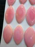 Queen Conch Shell Marquise Cabs • 17x32 mm Size • Pack of 1 Pc • AAA Quality • Flat Back • Queen Conch Cabochons