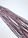 Purple Spiny Oyster Shell Tube Beads • 3x6 mm Size • 40 cm length • AAA Quality • Natural Spiny Oyster Purple Color • Origin Mexico
