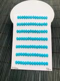Turquoise Oval Cabs - 4x6 mm size - Pack of 4 Pcs - AAA Quality - 100% Natural Turquoise- Turquoise Oval Cabochon - Flat Back Cabs