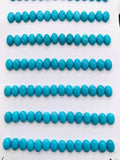 Turquoise Oval Cabs - 4x6 mm size - Pack of 4 Pcs - AAA Quality - 100% Natural Turquoise- Turquoise Oval Cabochon - Flat Back Cabs