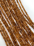 Yellow Garnet Faceted Cube Beads - 2 mm Size- - AAA Quality- Natural Yellow Garnet Box Beads