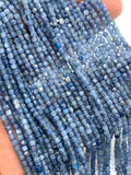 Kyanite Faceted Cube Beads - 2 mm Size - AAA Quality- Length 39 cm - Natural Kyanite Box Beads