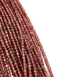 Garnet Faceted Cube Beads - 2 mm Size- - AAA Quality- Natural Hessonite shaded/ yellow/ Hessonite/ rhodolite/Red/ Champagne / Garnet