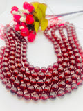 12MM Hessonite Garnet Round Beads- Top Quality Beads- Length 40 cm- AAA Quality - origin Mozambique