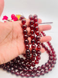 12MM Hessonite Garnet Round Beads- Top Quality Beads- Length 40 cm- AAA Quality - origin Mozambique