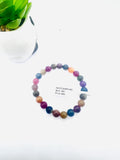 Multi Sapphire Bracelet 8 mm Size • Code #K3 • AAA Quality • 7.5'' length • Natural Sapphire • Sapphire Round Bracelet