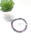 Multi Sapphire Bracelet 7.5 mm Size • Code #K1 • AAA Quality • 7.5'' length • Natural Sapphire • Sapphire Round Bracelet