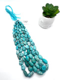 Turquoise Nugget Beads - size -11-18X8-12 MM- length 16 Inch - Natural Turquoise Tumble Beads-