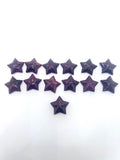 Purple Spiny Oyster Shell Star Cabs • 18 mm Size • Pack of 1 Pc • AAA Quality • Natural Shell Cabochon • Purple Color