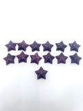 Purple Spiny Oyster Shell Star Cabs • 18 mm Size • Pack of 1 Pc • AAA Quality • Natural Shell Cabochon • Purple Color