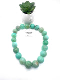 Chrysoprase Round Beads • 19 mm Size • Code - • AAA quality • Length 40 Cm • Natural Chrysoprase beads • Origin Australia