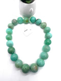 Chrysoprase Round Beads • 19 mm Size • Code - • AAA quality • Length 40 Cm • Natural Chrysoprase beads • Origin Australia
