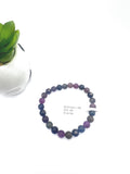 Multi Sapphire Bracelet 7.5 mm Size • Code #K2 • AAA Quality • 7.5'' length • Natural Sapphire • Sapphire Round Bracelet