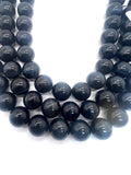 Blue Tiger Eye Round Beads- 20 mm Size- 40 cm Length AAA quality - Natural Tiger Eye Beads