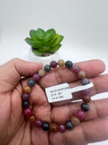Multi Sapphire Bracelet 7.5 mm Size • Code #K1 • AAA Quality • 7.5'' length • Natural Sapphire • Sapphire Round Bracelet
