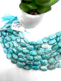 Turquoise Nugget Beads - size -11-18X8-12 MM- length 16 Inch - Natural Turquoise Tumble Beads-