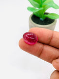 Pink Tourmaline Oval 12x16 mm Cabochon - Code D11 - Origin Congo mines - Weight 11.56 carats - Natural Tourmaline Cabs