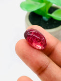 Pink Tourmaline Oval 12.5x18 mm Cabochon - Code D14 - Origin Congo mines - Weight 17.14 carats - Natural Tourmaline Cabs