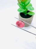 Pink Tourmaline Oval 13.5x18.5 mm Cabochon - Code D15- Origin Congo mines - Weight 19.57 carats - Natural Tourmaline Cabs