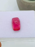 Pink Tourmaline Rectangle 10x15 mm Cabochon - Code D17- Origin Congo mines - Weight 12.46 carats - Natural Tourmaline Cabs