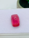 Pink Tourmaline Rectangle 10x15 mm Cabochon - Code D17- Origin Congo mines - Weight 12.46 carats - Natural Tourmaline Cabs