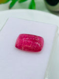 Pink Tourmaline Rectangle 12x16 mm Cabochon - Code D19 - Origin Congo mines - Weight 10.46 carats - Natural Tourmaline Cabs