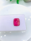 Pink Tourmaline Rectangle 13.5x16.5 mm Cabochon - Code D20 - Origin Congo mines - Weight 15.30 carats - Natural Tourmaline Cabs