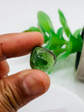 Green Tourmaline Heart 16x16 mm Cabochon - Code D25 - Origin Congo mines - Weight 16.36 carats - Natural Tourmaline Cabs