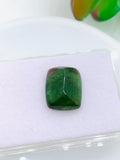 Green Tourmaline Rectangle 17x14 mm Cabochon - Code D31 - Origin Congo mines - Weight 18.97 carats - Natural Tourmaline Cabs
