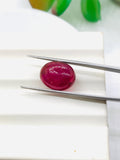 Pink Tourmaline Oval 15x12 mm Cabochon - Code D37 - Origin Congo mines - Weight 11 carats - Natural Tourmaline Cabs
