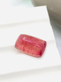 Pink Tourmaline Rectangle 17x11 mm Cabochon - Code D40 - Origin Congo mines - Weight 11.8 carats - Natural Tourmaline Cabs