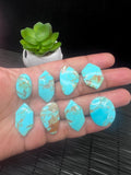 Turquoise Cabochon • Code M57- M64 • AAA Quality • Natural Turquoise Cabs • Turquoise Loose Stone