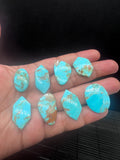 Turquoise Cabochon • Code M57- M64 • AAA Quality • Natural Turquoise Cabs • Turquoise Loose Stone