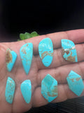 Turquoise Cabochon • Code M65- M72 • AAA Quality • Natural Turquoise Cabs • Turquoise Loose Stone
