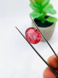 Pink Tourmaline Oval 13.5x18.5 mm Cabochon - Code D15- Origin Congo mines - Weight 19.57 carats - Natural Tourmaline Cabs
